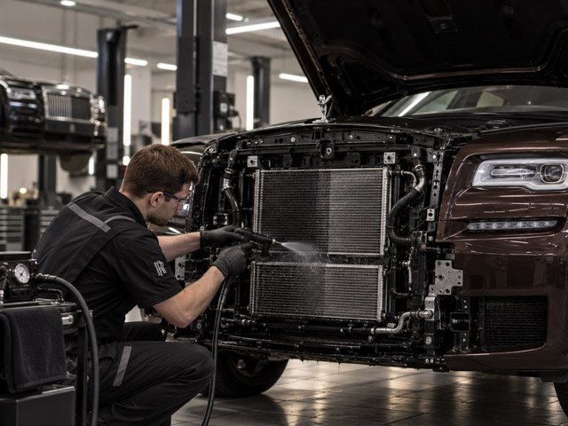 Мойка радиаторов Rolls-Royce в Москве