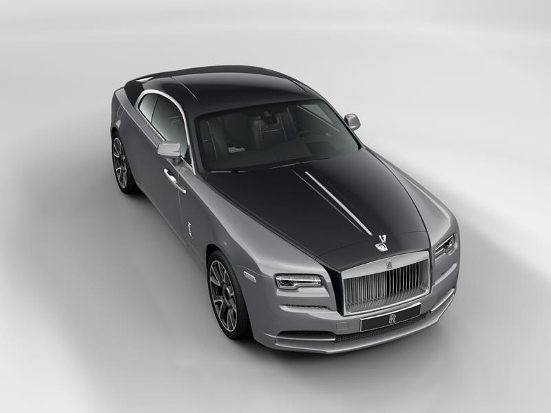 Rolls-Royce Wraith  <br>Jubilee Silver / Black Diamond 
