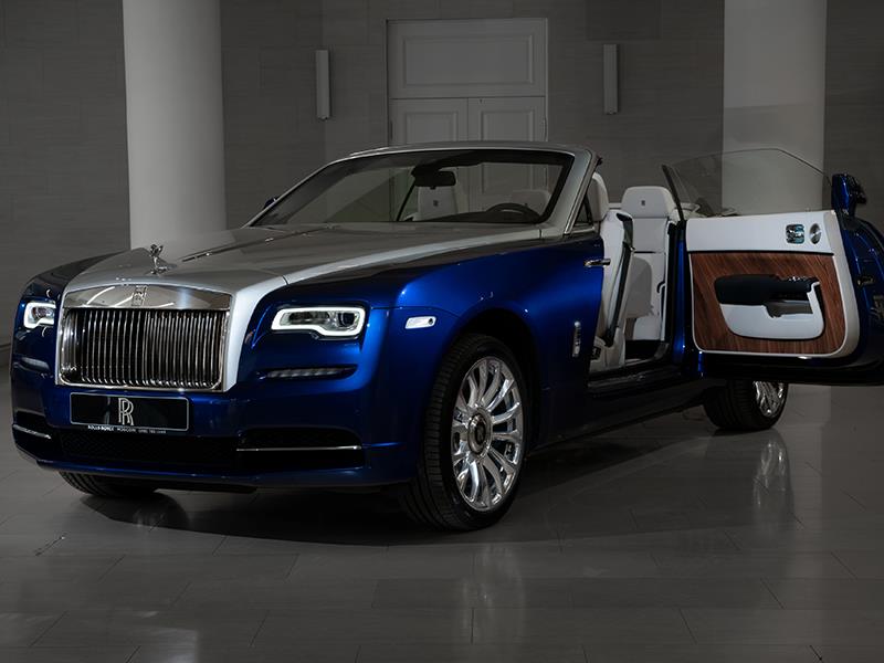 Rolls-Royce DAWN 2019 год <br>Salamanca Blue / Silver 