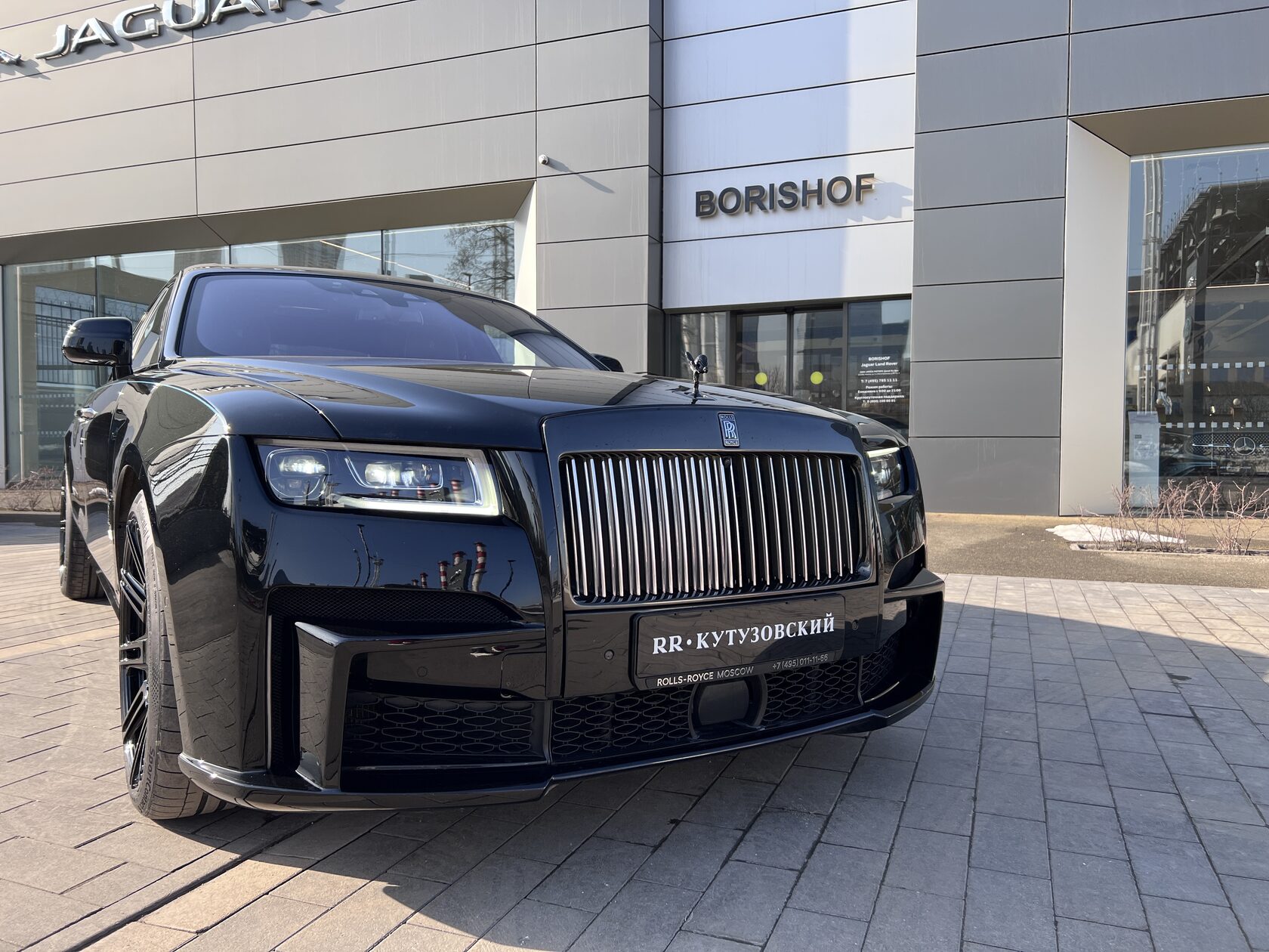 Rolls-Royce Ghost Black Badge by NOVITEC 2021 год <br>Черный Металлик Diamond Black 