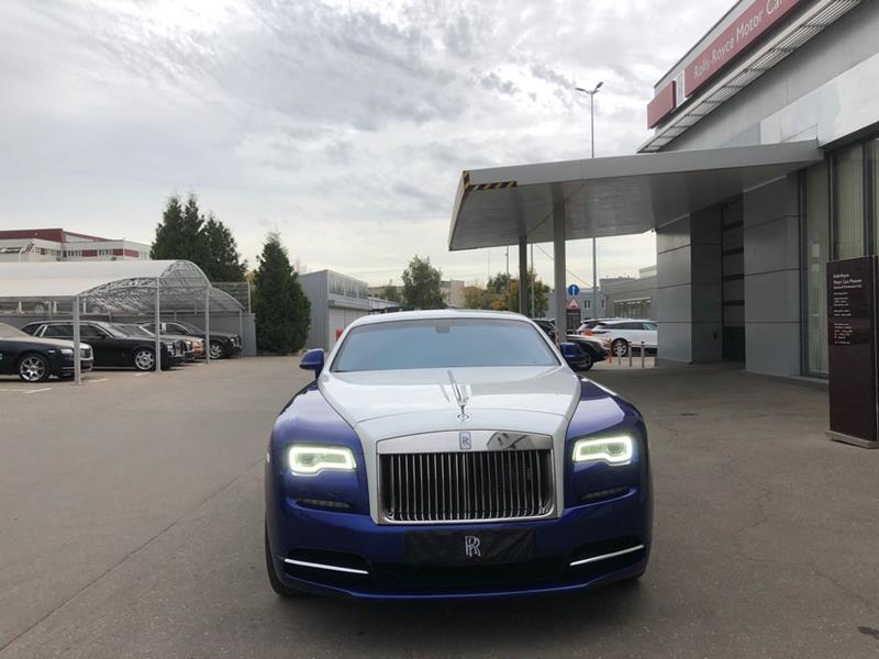 Rolls-Royce Wraith 2017 год <br>Salamanca Blue / White metal 